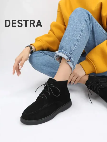 Destra Ботинки женские зимние замшевые