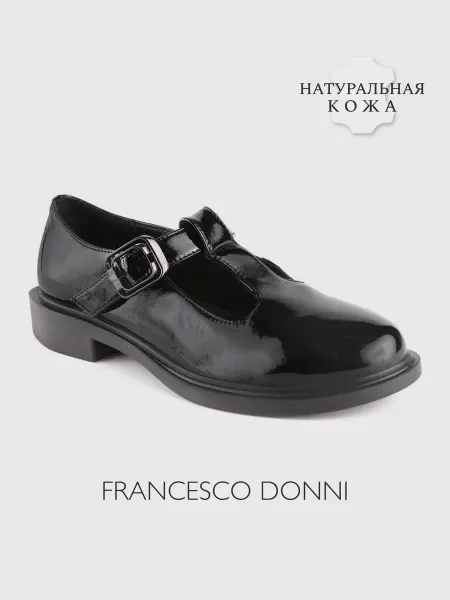 Francesco Donni Туфли лаковые Мэри Джейн из натуральной кожи