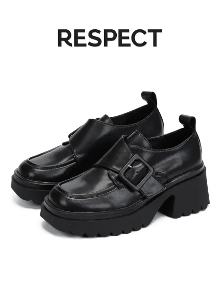 RESPECT Туфли осенние на платформе кожаные
