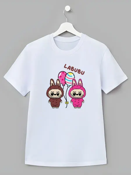 Nuobi Kids Детская Футболка Лабубу Монстры Животные Воздушные Шары