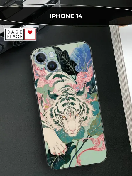 Чехол на Apple iPhone 14 / Айфон 14 с принтом "Охотник"