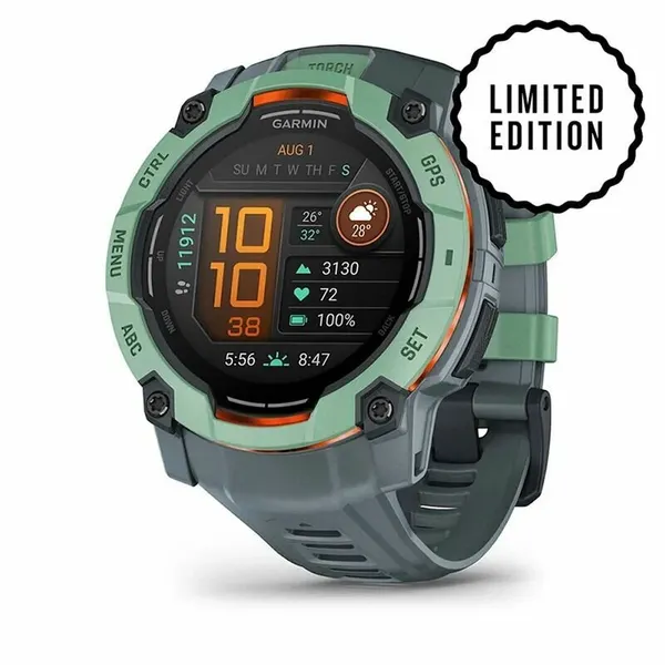 Часы Garmin Instinct 3 50 mm AMOLED Neotropic Grey