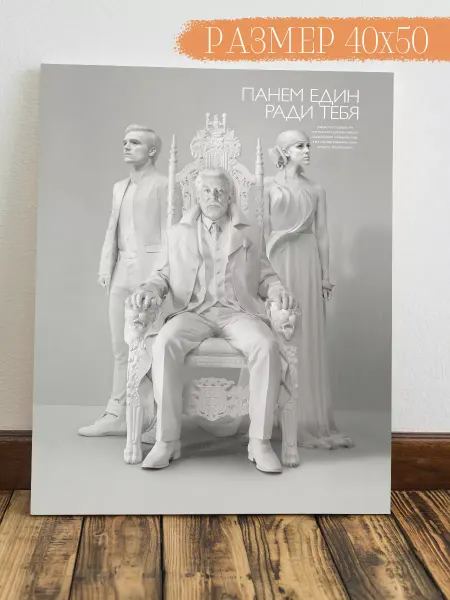 Интерьерная картина Аниме Картина The Hunger Games 50x40