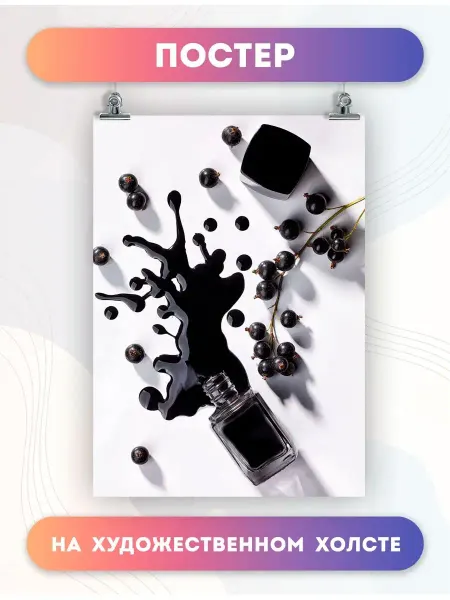 POSTERNAK Постер Маникюр, ногти, уход за руками, лак для ногтей 03