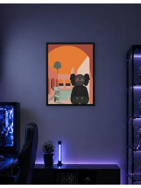 Postersbase Постер на стену опрос KAWS 50x70