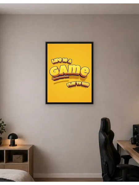 Postersbase Постер Жизнь — это игра, в которой нужно выиграть текс 50x70