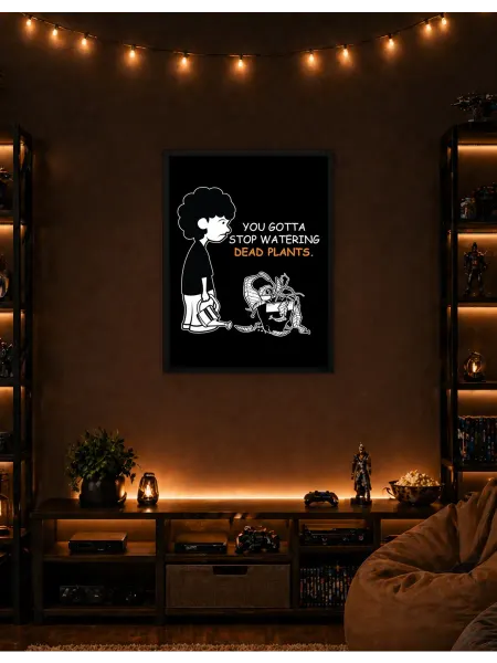 Postersbase Постер Полив мертвых растений Гарде 50x70