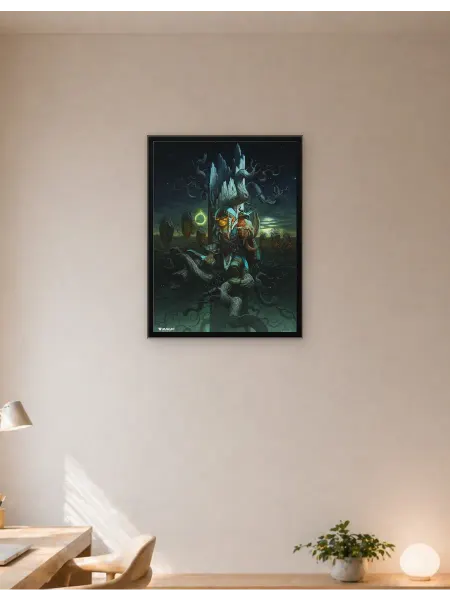 Postersbase Декор для интерьера Затененный страж Лорвина 50x70