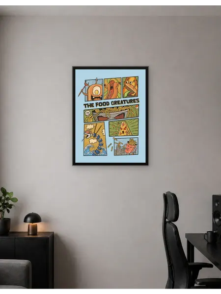 Postersbase Постер на стену Существо еды 50x70