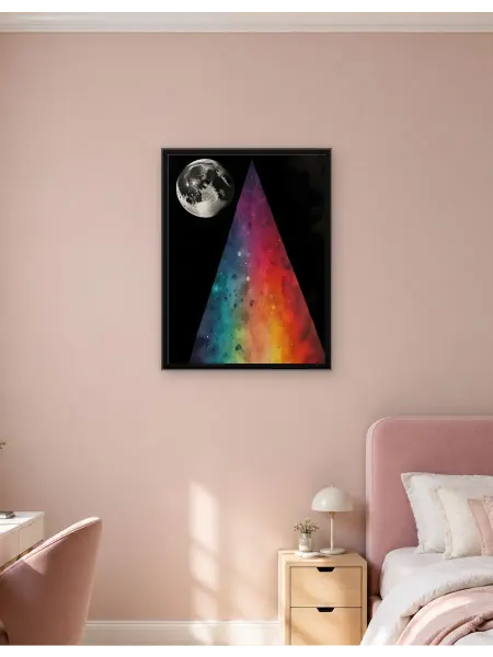 Postersbase Настенный плакат Лунная Призма 50x70