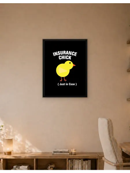 Postersbase Постер Страховая цыпочка только что пришла 50x70