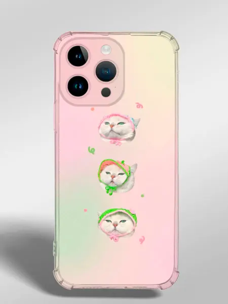 TUDOR. Чехол на iPhone 15 pro котики