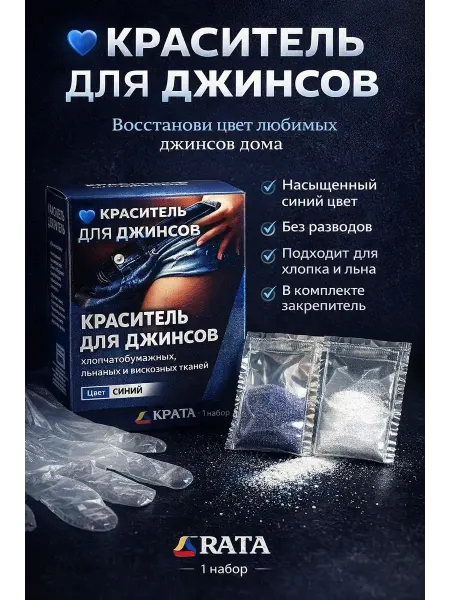 Arman19 Краска для ткани, одежды и джинс синяя