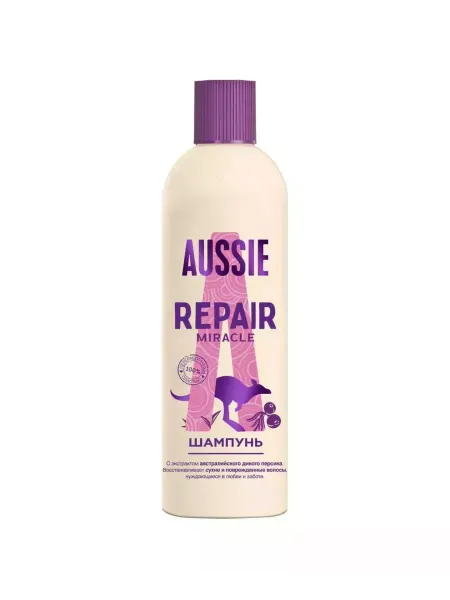 AUSSIE SOS Шампунь Repair Miracle для поврежденных волос 300 мл