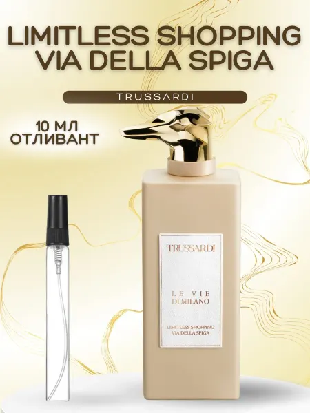 АРОООМИКС Духи Труссарди Limitless Shopping Via della Spiga пробник