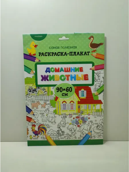 АСТ Домашние животные. Раскраска-плакат 90х60