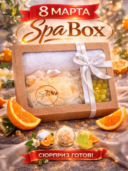 INTERLOK Подарочный SPA-набор Цитрус для тела — подарок на 8 марта