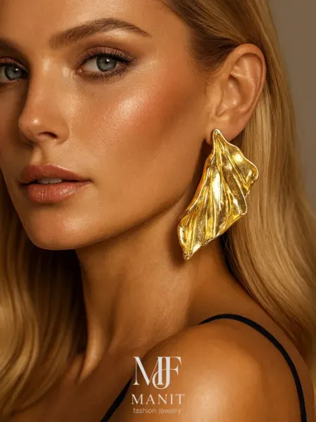 Manit fashion jewelry Серьги бижутерия крупные нарядные премиум подарочные