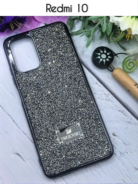 SALMAN COVERS Чехол на Redmi 10 со стразами Swarovski