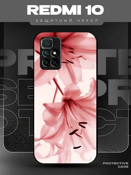 MeowCase Чехол на Redmi 10 с принтом y2k pinterest цветы