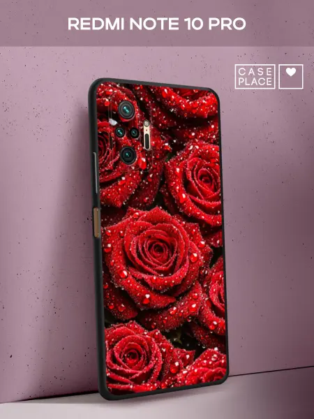 Xiaomi Чехол на Redmi Note 10 Pro с розами
