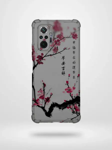 Espire Чехол женский на redmi note 10pro сакура япония аниме