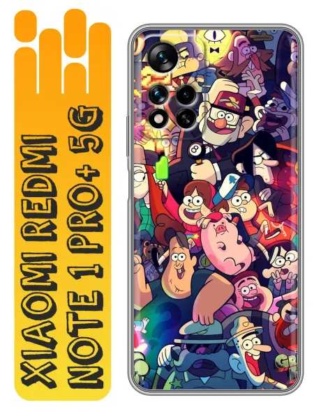 360skin Чехол на Xiaomi Redmi Note 11 Pro Plus 5G Gravity Falls
