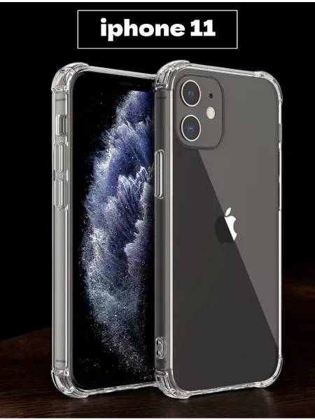 IPhone чехлы Чехол на iphone 11 прозрачный силиконовый противоударный