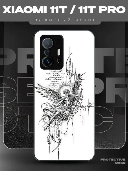 MeowCase Чехол на Xiaomi 11T с принтом y2k pinterest цветы