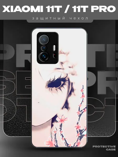 MeowCase Чехол на Xiaomi 11T с принтом у2к сакура