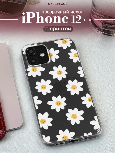 Case Place Чехол на iPhone 12 mini с ромашками