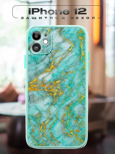 CHEHOO Чехол на iPhone 12 мрамор