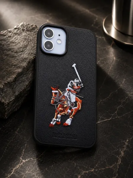 Liamoon Чехол на iPhone 12 с принтом Игрок в поло