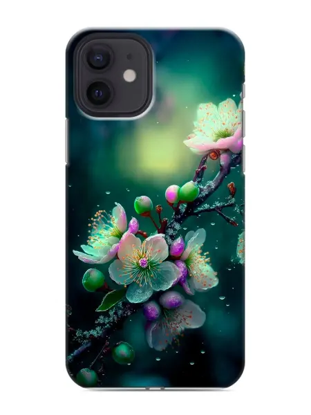 Marketclub Чехол на Iphone 12 Pro цветы (женский)