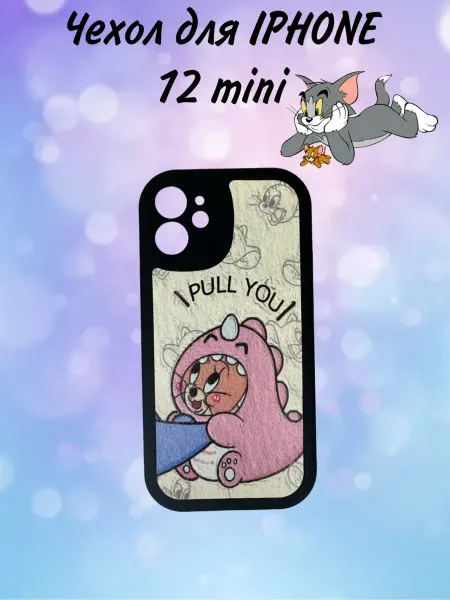 SMARTHORIZON Чехол на Iphone 12 mini Том и Джерри