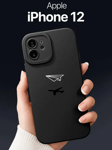 SCDesign Чехол на iPhone 12 с бумажным самолетом