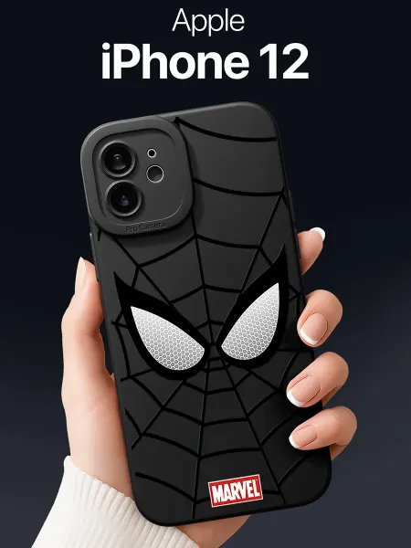 SCDesign Чехол на iPhone 12 с человеком пауком