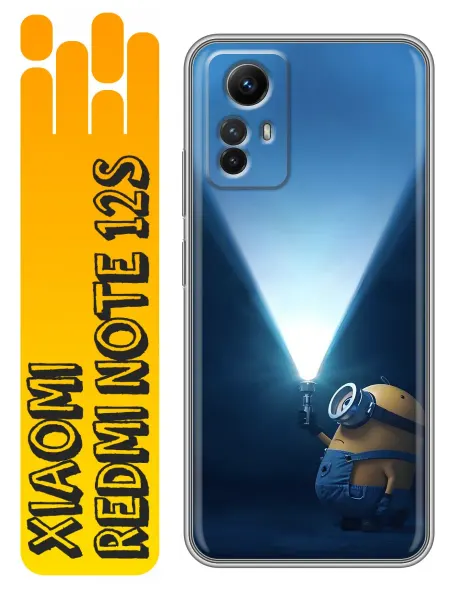 360skin Чехол на Xiaomi RedMi Note 12S миньоны (для ребенка)