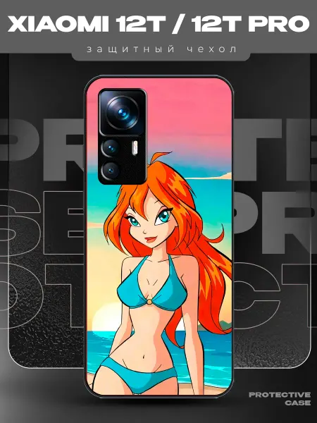 MeowCase Чехол на Xiaomi 12T с принтом винкс Блум
