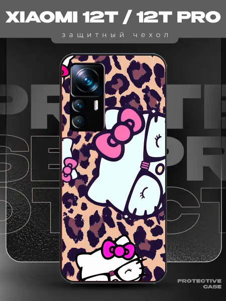 MeowCase Чехол на Xiaomi 12T с принтом хеллоу китти