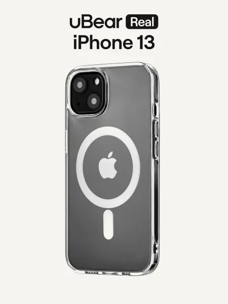 UBear Чехол на iPhone 13 MagSafe Real Case прозрачный