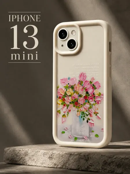 Kitniss чехол на iphone 13 mini с принтом цветов