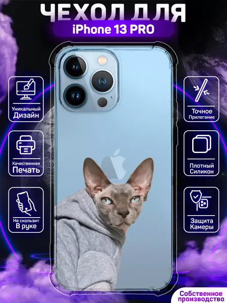 MoonlightCase Чехол на iPhone 13 Pro с принтом Сфинкс
