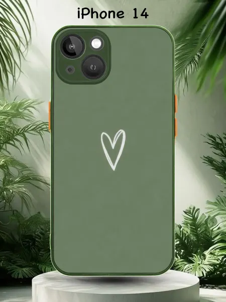 SteepCase Чехол на iPhone 14 с принтом сердце