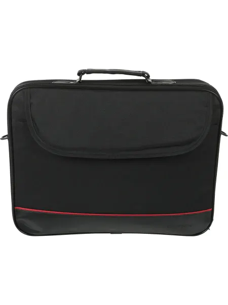 Continent Сумка для ноутбука 15.6" CC-100 BK черный красный полиэстер