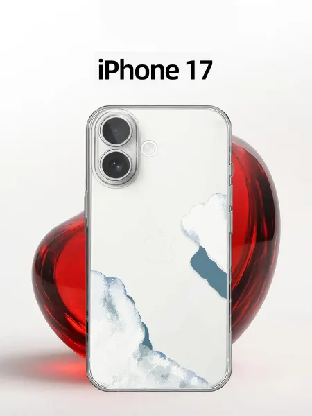 Чехол на iphone 17 с рисунком морских волн