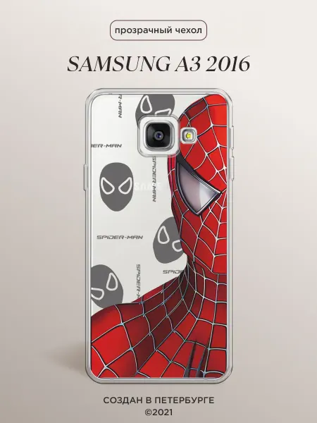 Samsung Чехол на A3 2016 человек паук