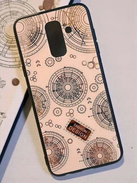 ELNAZ COVER Глянцевый чехол на Samsung A6 Plus 2018 стразы
