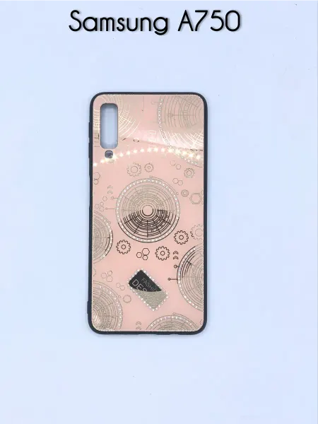 SALMAN COVERS Чехол на Samsung A750 A7 2018 глянцевый стразы