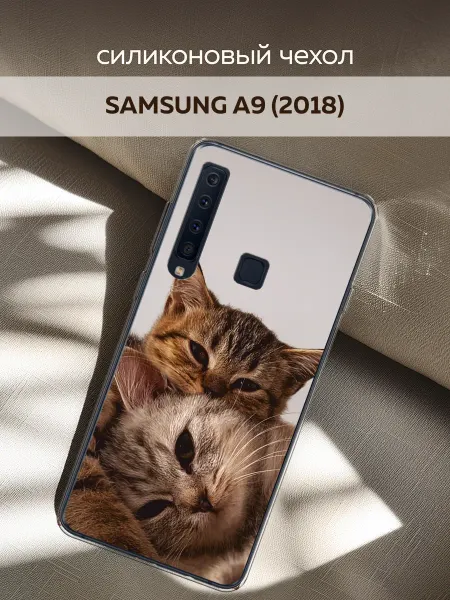 Samsung Чехол на Galaxy A9 2018 с котиками